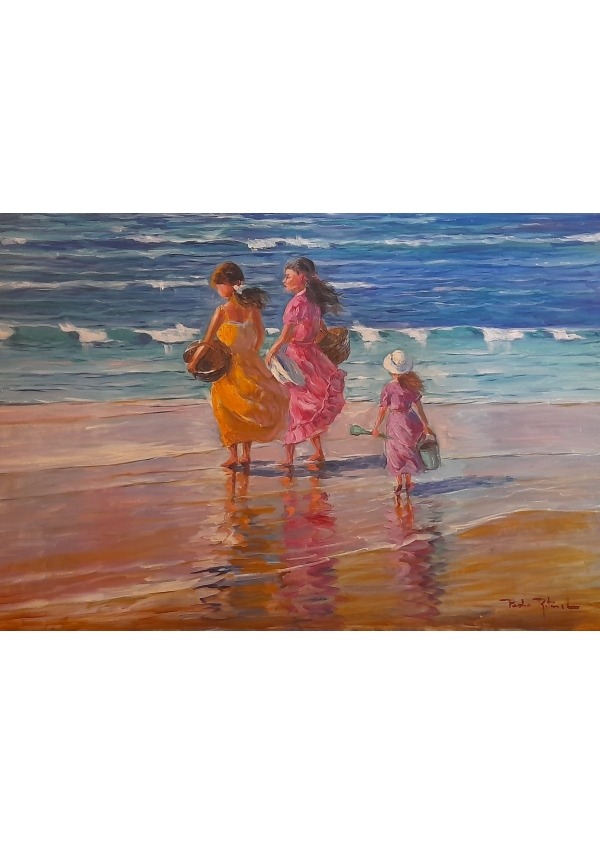 Mariscadoras en la Playa