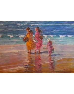 Mariscadoras en la Playa